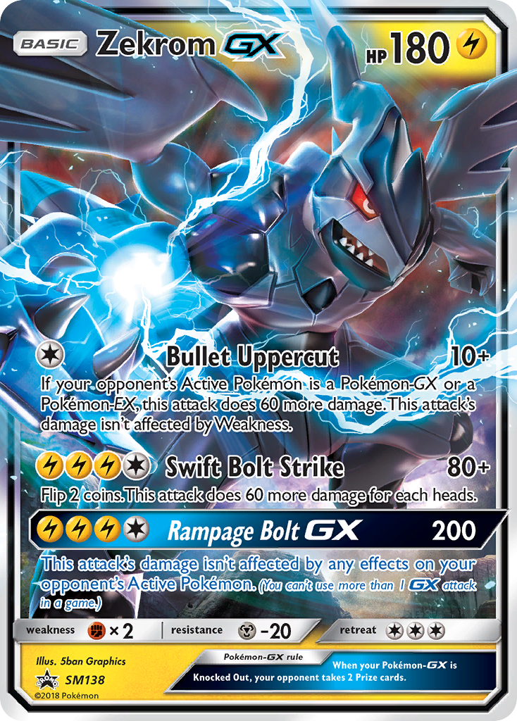 Zekrom GX (SM138) [Sun & Moon: Black Star Promos] | Good Games Cannington