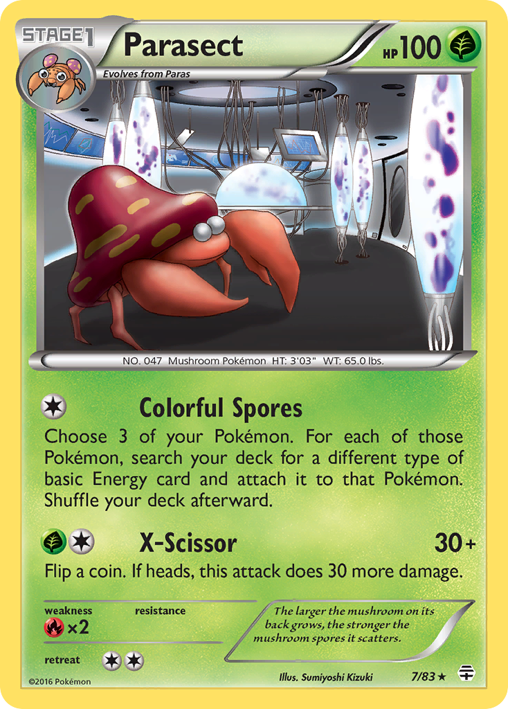 Parasect (7/83) [XY: Generations] | Good Games Cannington