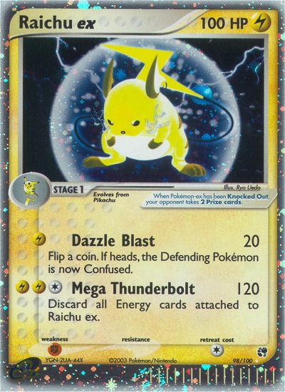 Raichu ex (98/100) [EX: Sandstorm] | Good Games Cannington
