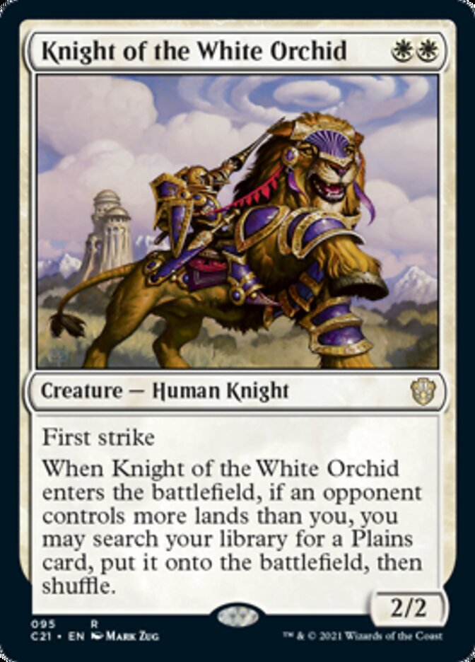 Knight of the White Orchid [Commander 2021] | Good Games Cannington