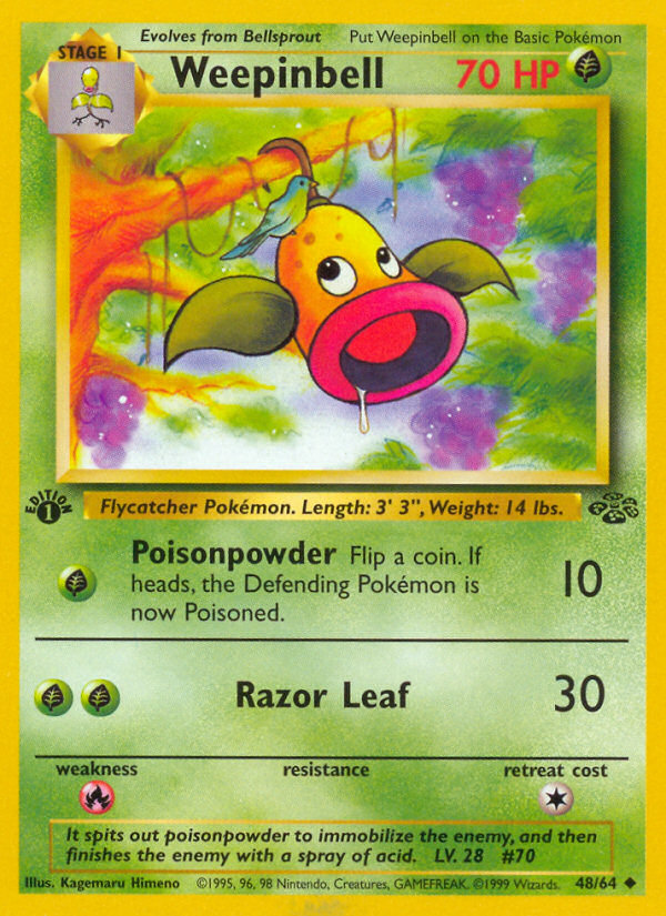Weepinbell (48/64) [Jungle 1st Edition] | Good Games Cannington