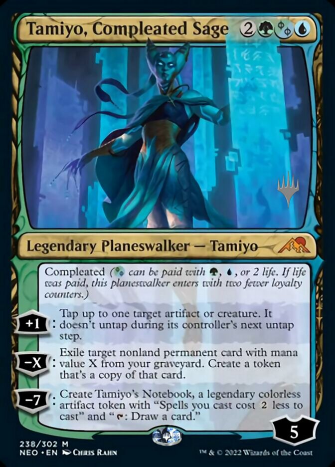 Tamiyo, Compleated Sage (Promo Pack) [Kamigawa: Neon Dynasty Promos] | Good Games Cannington
