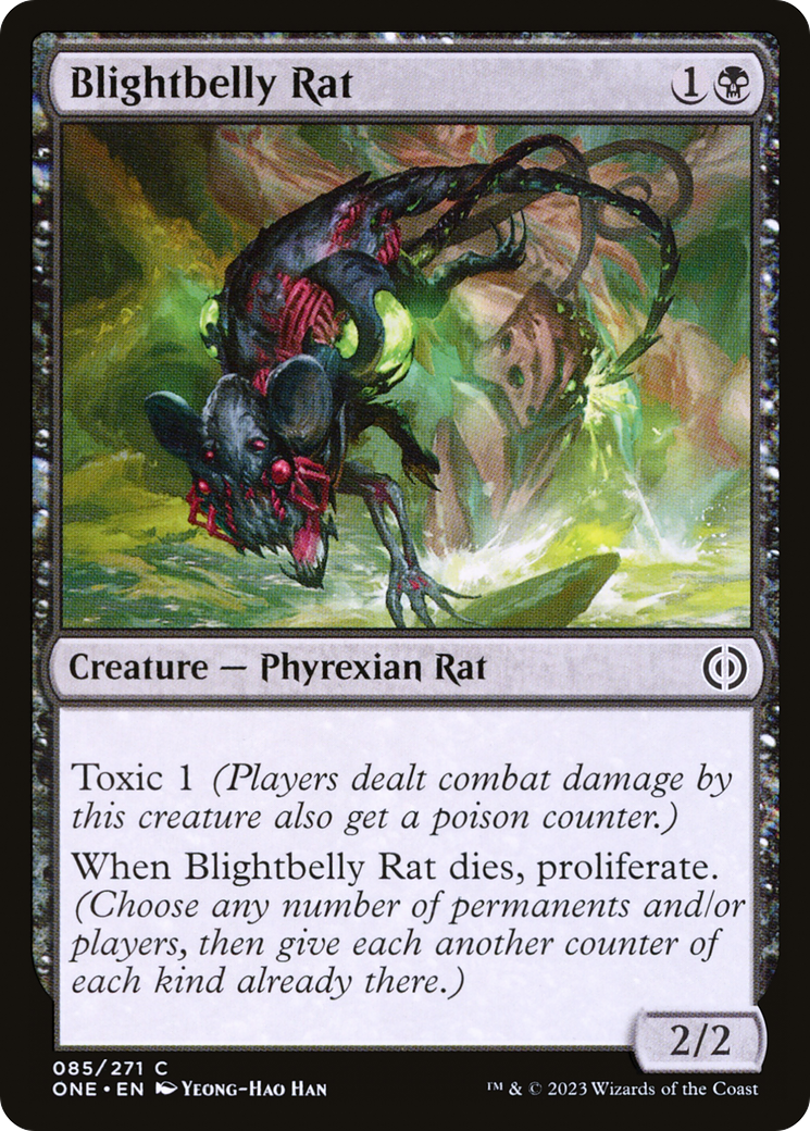 Blightbelly Rat [Phyrexia: All Will Be One] | Good Games Cannington