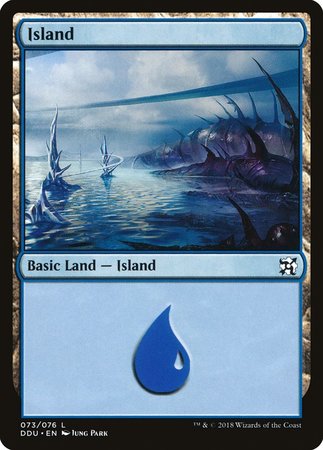 Island (73) [Duel Decks: Elves vs. Inventors] | Good Games Cannington