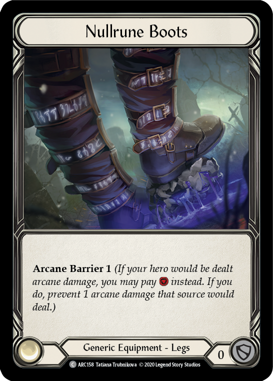 Nullrune Boots [U-ARC158] Unlimited Rainbow Foil | Good Games Cannington