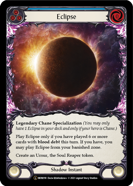 Eclipse [U-MON190-RF] Unlimited Rainbow Foil | Good Games Cannington