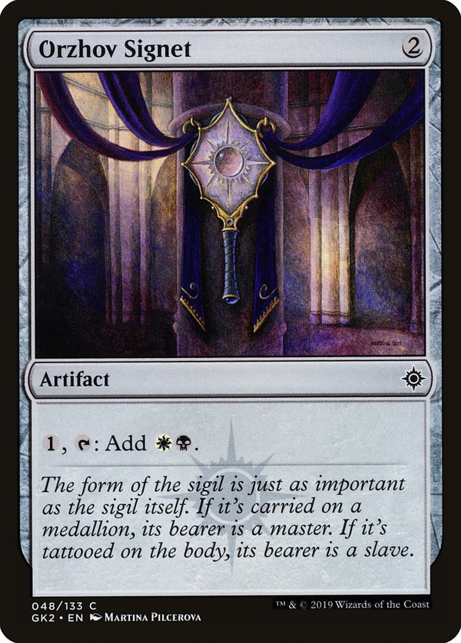 Orzhov Signet [Ravnica Allegiance Guild Kit] | Good Games Cannington