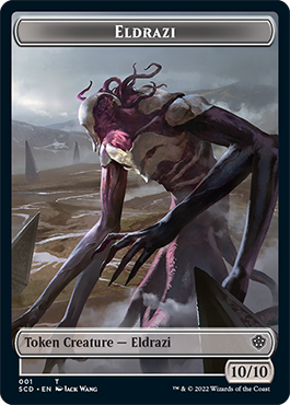 Eldrazi // Soldier Double-Sided Token [Starter Commander Decks] | Good Games Cannington