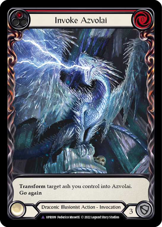 Invoke Azvolai // Azvolai (Marvel) [UPR009] (Uprising)  Cold Foil | Good Games Cannington