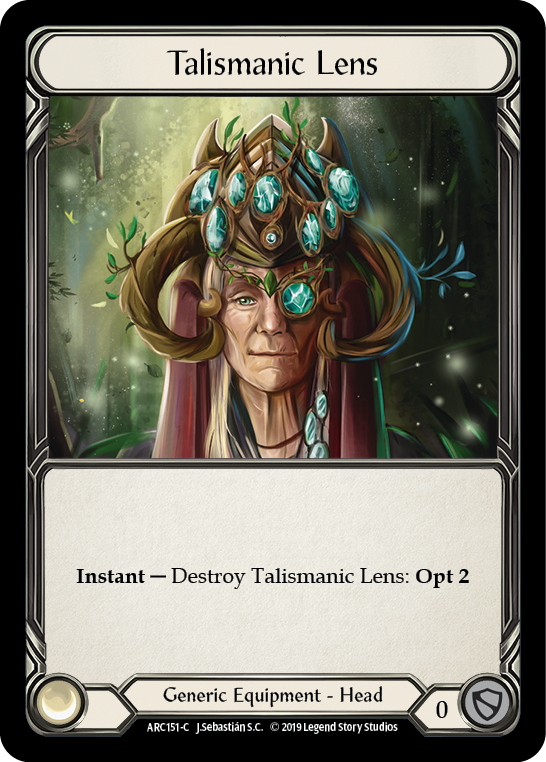 Talismanic Lens [ARC151-C] 1st Edition Cold Foil | Good Games Cannington