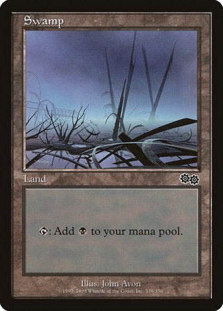 Swamp (339) [Urza's Saga] | Good Games Cannington