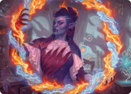 Rootha, Mercurial Artist Art Card [Strixhaven: School of Mages Art Series] | Good Games Cannington