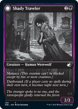 Shady Traveler // Stalking Predator [Innistrad: Double Feature] | Good Games Cannington