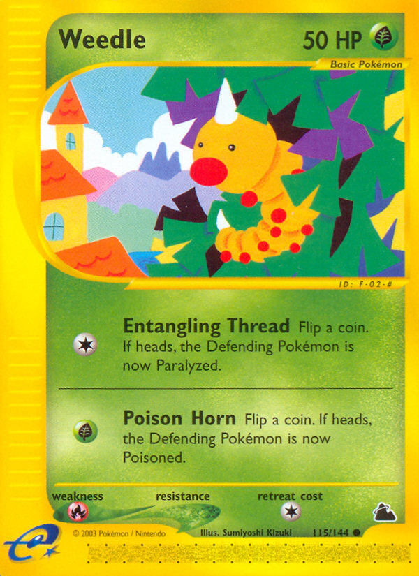 Weedle (115/144) [Skyridge] | Good Games Cannington