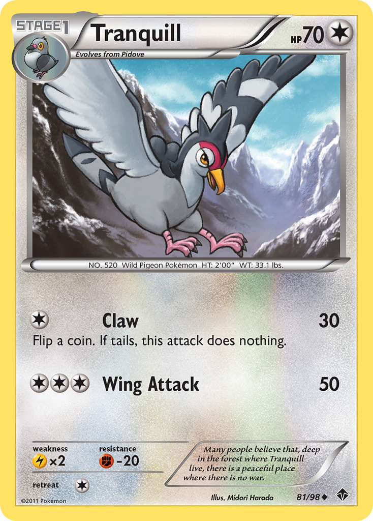 Tranquill (81/98) [Black & White: Emerging Powers] | Good Games Cannington