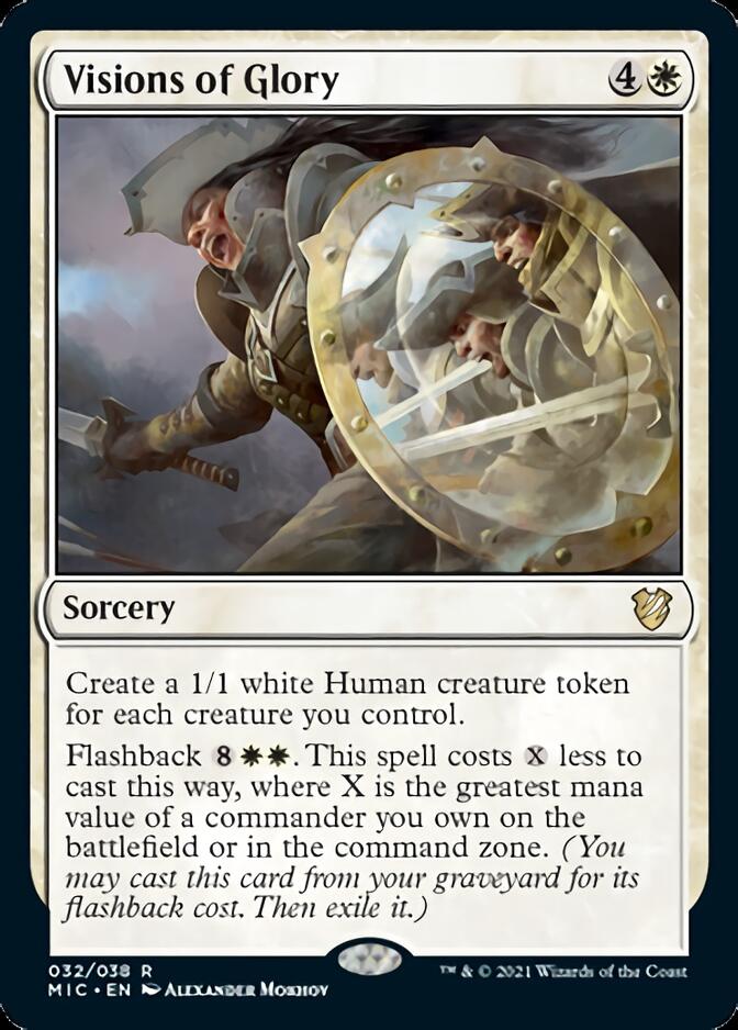 Visions of Glory [Innistrad: Midnight Hunt Commander] | Good Games Cannington