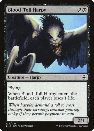 Blood-Toll Harpy [Conspiracy: Take the Crown] | Good Games Cannington