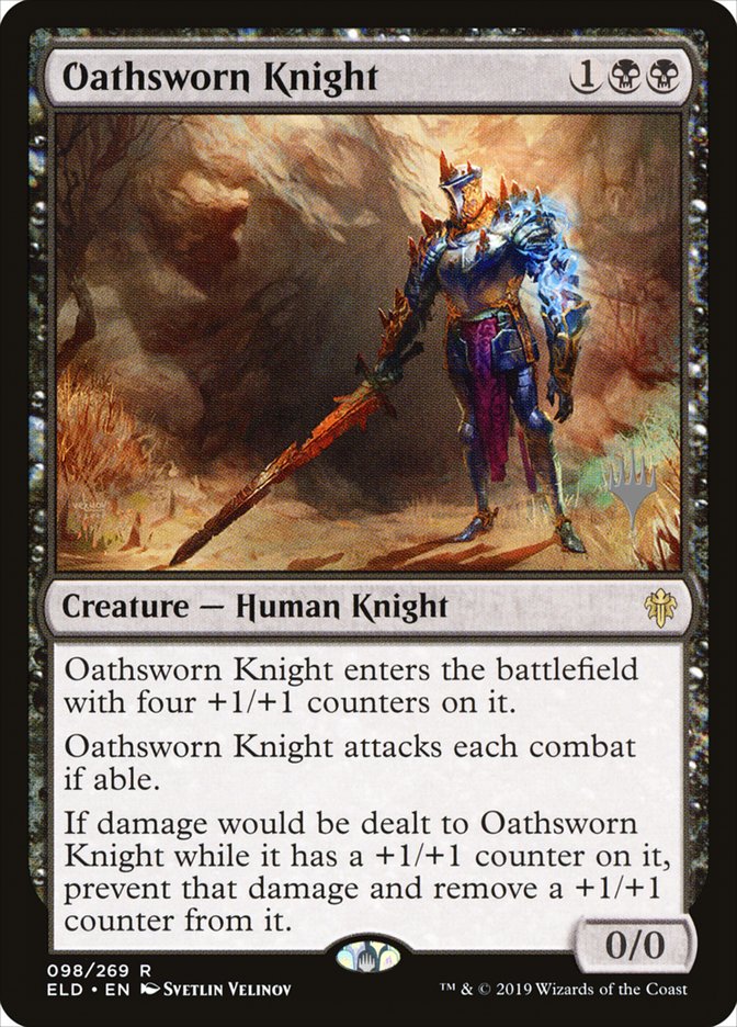 Oathsworn Knight (Promo Pack) [Throne of Eldraine Promos] | Good Games Cannington