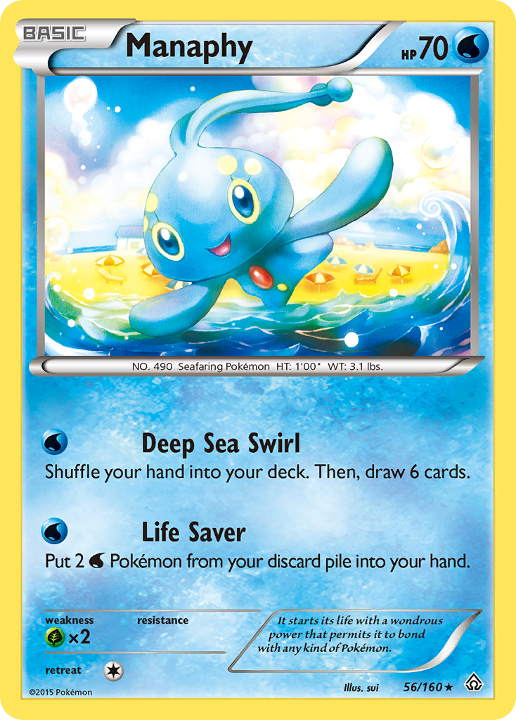 Manaphy (56/160) [XY: Primal Clash] | Good Games Cannington
