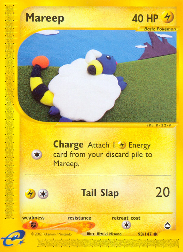 Mareep (93/147) [Aquapolis] | Good Games Cannington