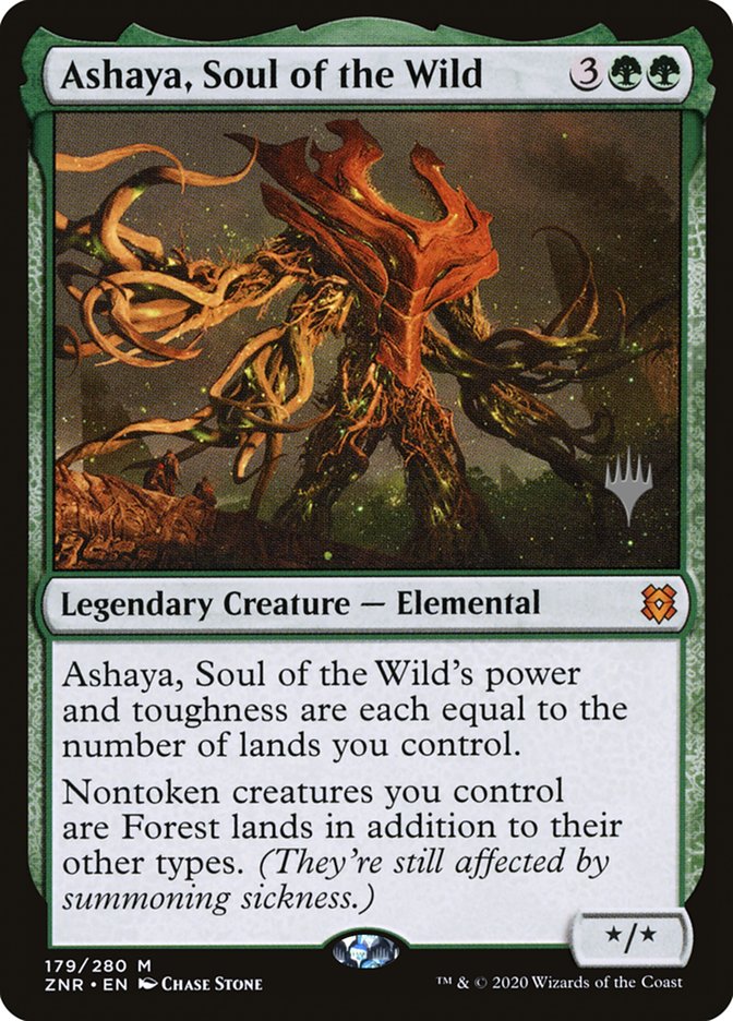 Ashaya, Soul of the Wild (Promo Pack) [Zendikar Rising Promos] | Good Games Cannington