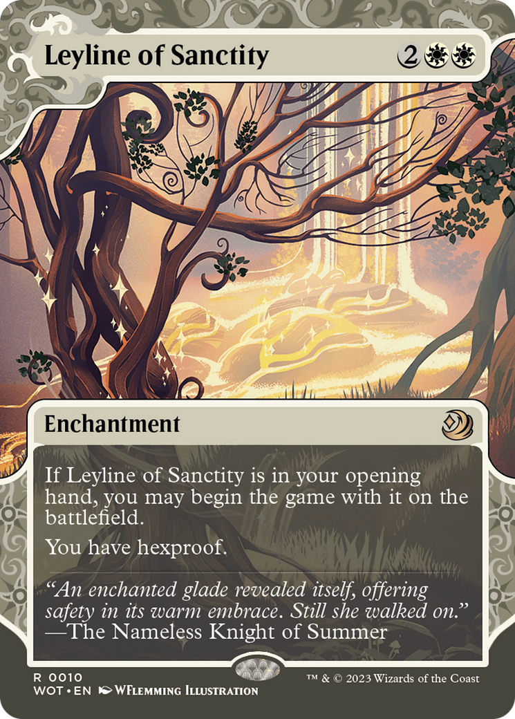 Leyline of Sanctity [Wilds of Eldraine: Enchanting Tales] | Good Games Cannington