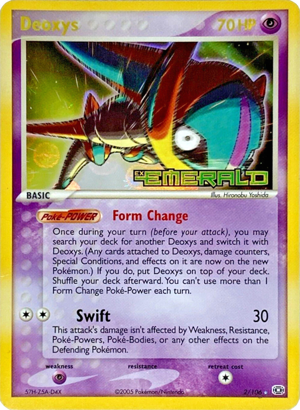 Deoxys (2/106) (Stamped) [EX: Emerald] | Good Games Cannington