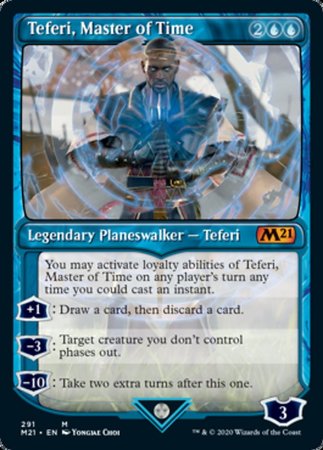 Teferi, Master of Time (Showcase) (291) [Core Set 2021] | Good Games Cannington