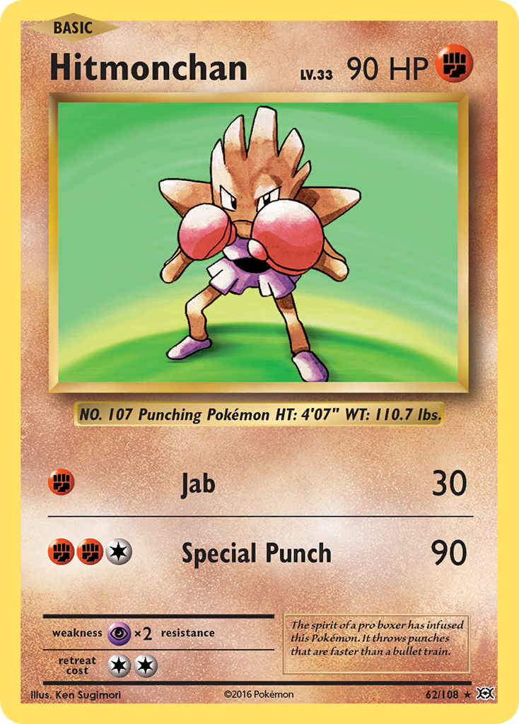 Hitmonchan (62/108) [XY: Evolutions] | Good Games Cannington