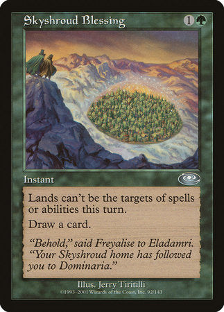 Skyshroud Blessing [Planeshift] | Good Games Cannington