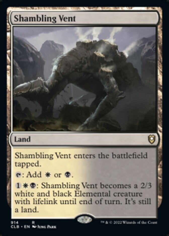 Shambling Vent [Commander Legends: Battle for Baldur's Gate] | Good Games Cannington