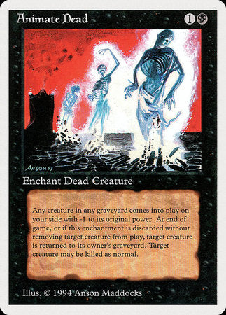 Animate Dead [Summer Magic / Edgar] | Good Games Cannington