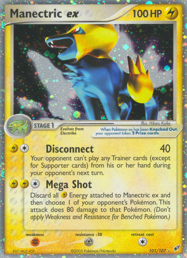 Manectric ex (101/107) [EX: Deoxys] | Good Games Cannington