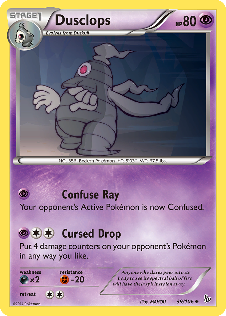 Dusclops (39/106) [XY: Flashfire] | Good Games Cannington