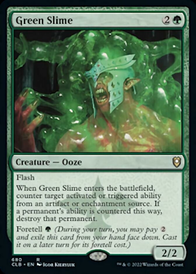 Green Slime [Commander Legends: Battle for Baldur's Gate] | Good Games Cannington