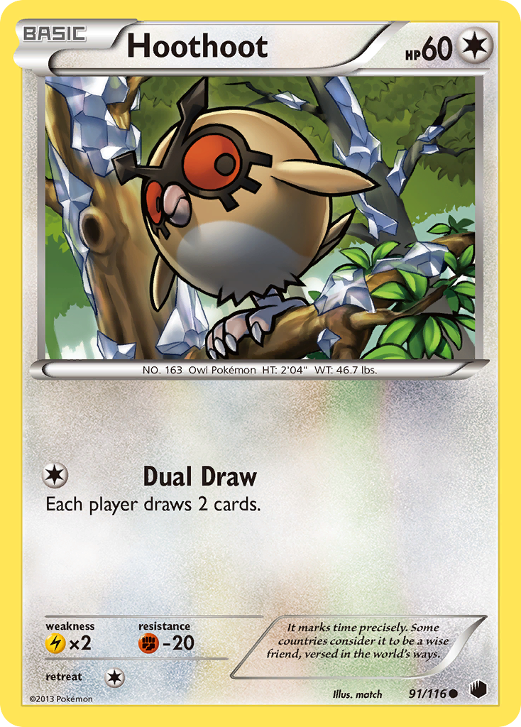 Hoothoot (91/116) [Black & White: Plasma Freeze] | Good Games Cannington