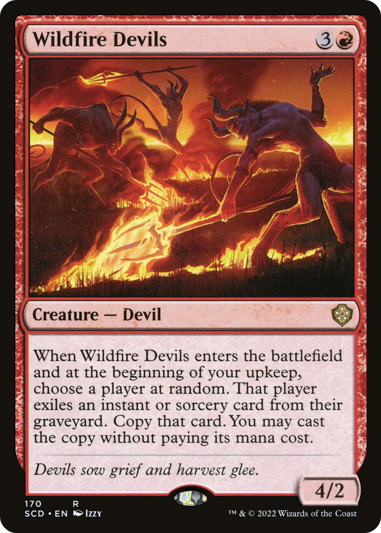 Wildfire Devils [Starter Commander Decks] | Good Games Cannington