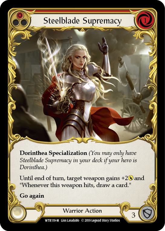 Steelblade Supremacy [WTR119-M] Alpha Print Normal | Good Games Cannington