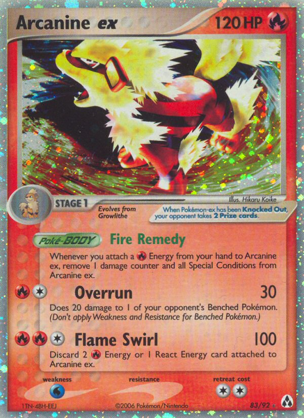 Arcanine ex (83/92) [EX: Legend Maker] | Good Games Cannington