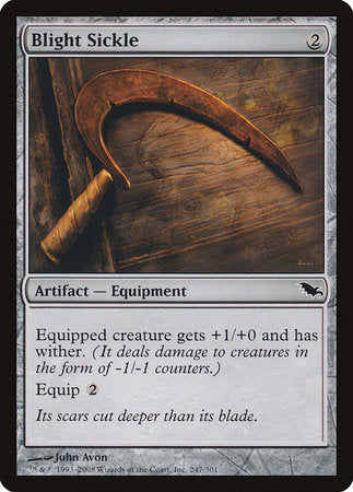 Blight Sickle [Shadowmoor] | Good Games Cannington