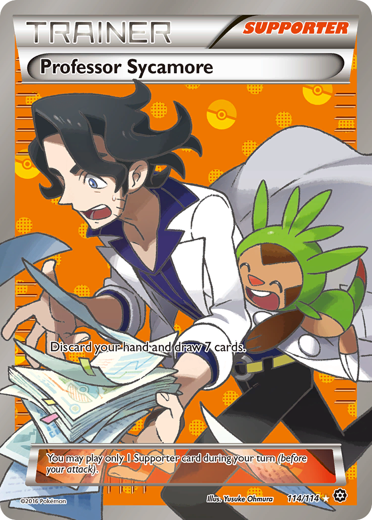 Professor Sycamore (114/114) [XY: Steam Siege] | Good Games Cannington