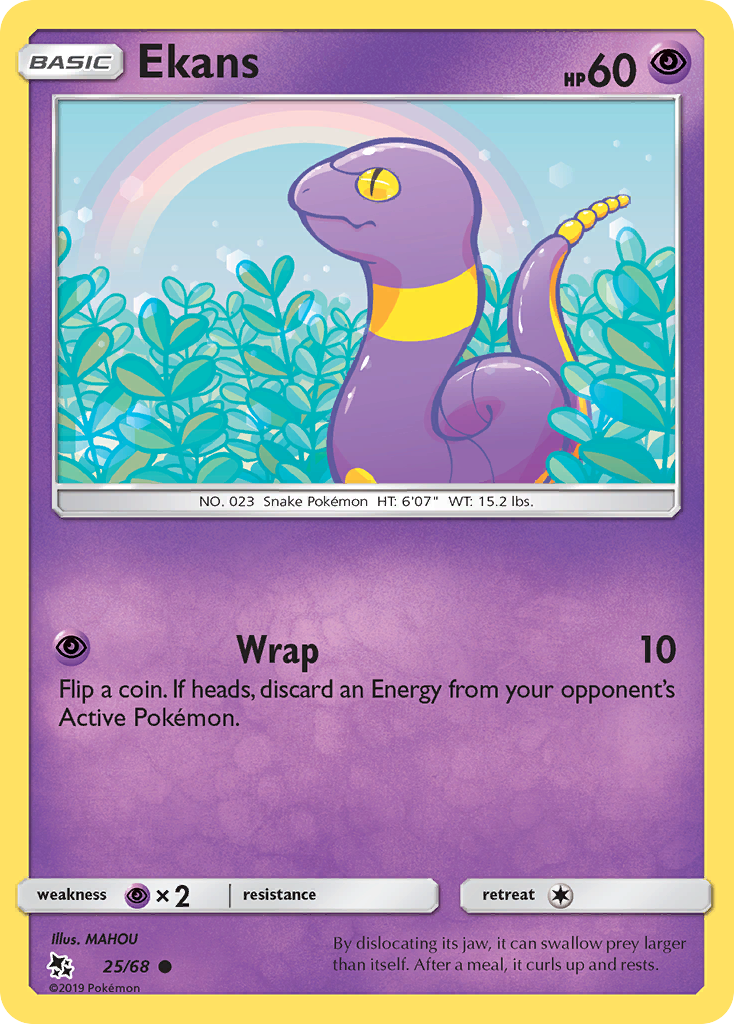 Ekans (25/68) [Sun & Moon: Hidden Fates] | Good Games Cannington