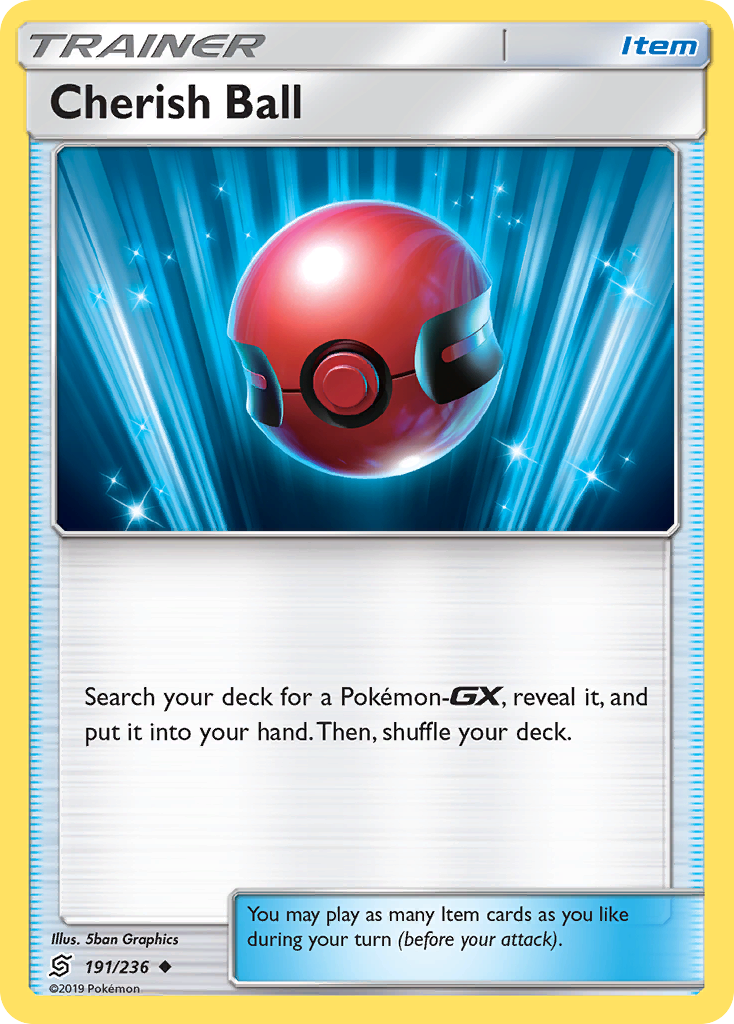 Cherish Ball (191/236) [Sun & Moon: Unified Minds] | Good Games Cannington