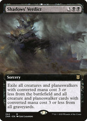 Shadows' Verdict (Extended Art) [Zendikar Rising] | Good Games Cannington