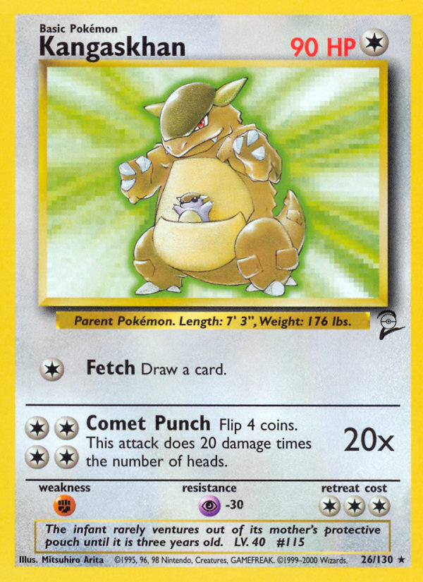 Kangaskhan (26/130) [Base Set 2] | Good Games Cannington