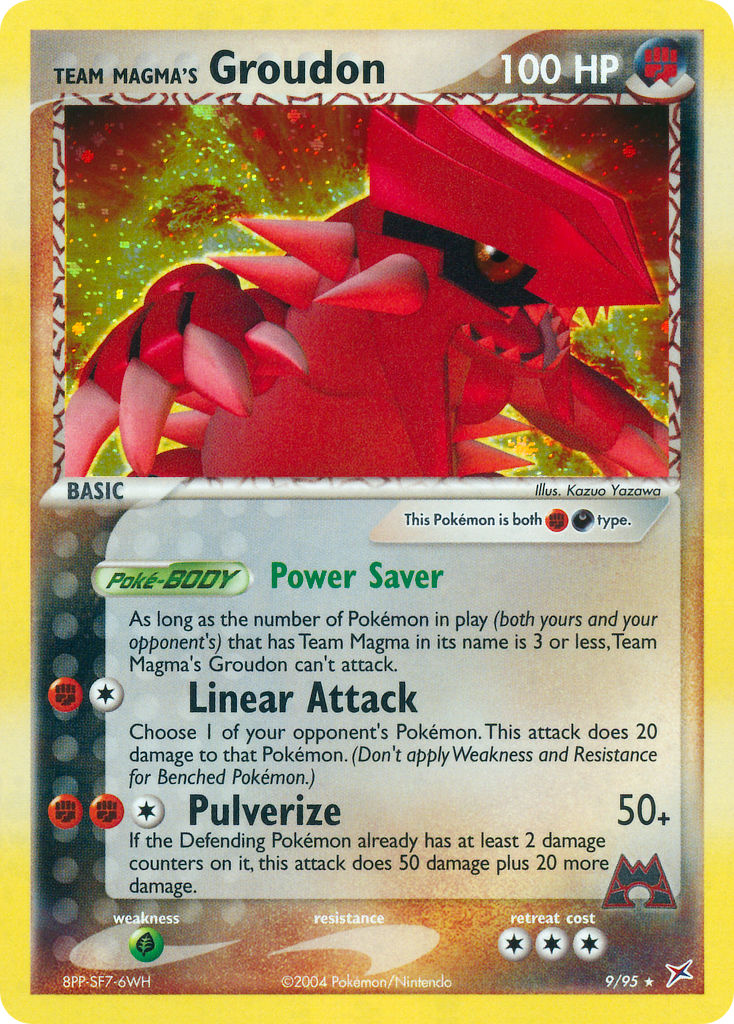 Team Magma's Groudon (9/95) (Theme Deck Exclusive) [EX: Team Magma vs Team Aqua] | Good Games Cannington