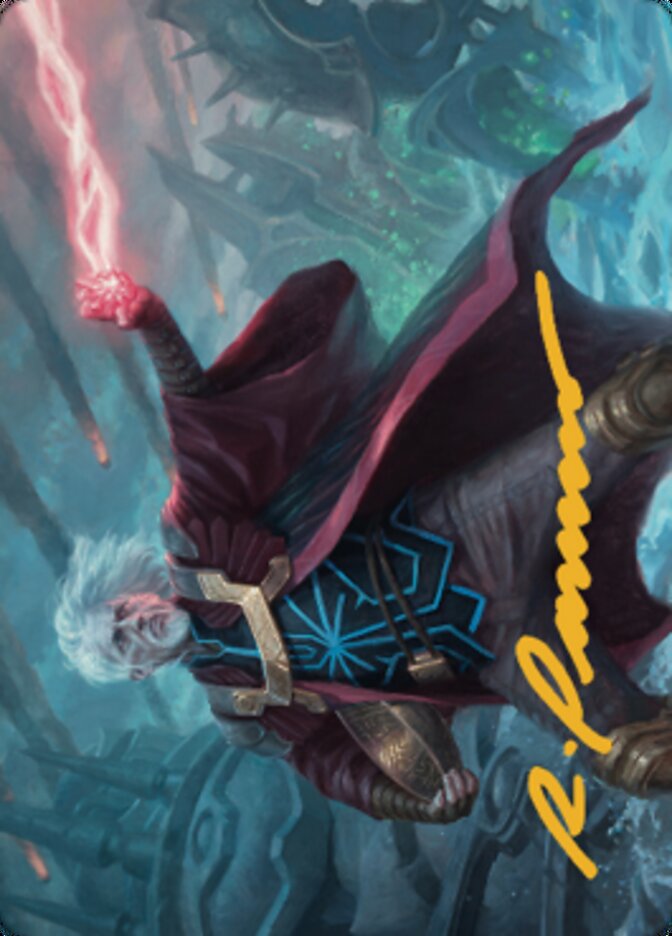 Urza, Lord Protector Art Card (Gold-Stamped Signature) [The Brothers' War Art Series] | Good Games Cannington