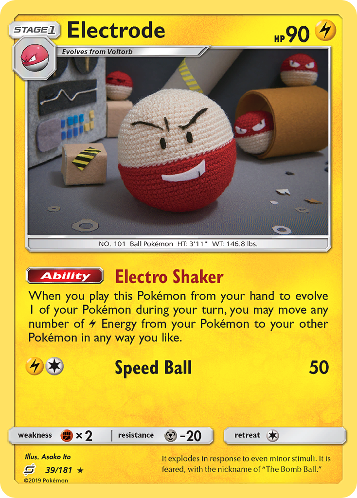 Electrode (39/181) [Sun & Moon: Team Up] | Good Games Cannington