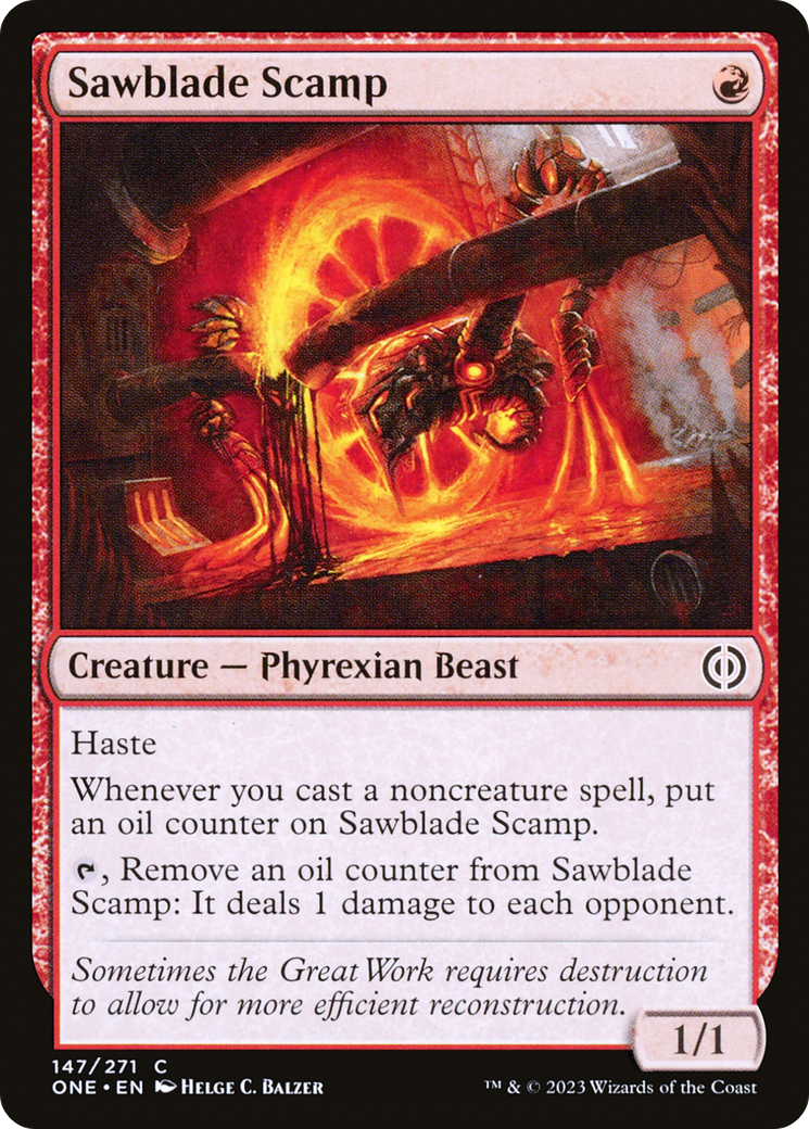 Sawblade Scamp [Phyrexia: All Will Be One] | Good Games Cannington