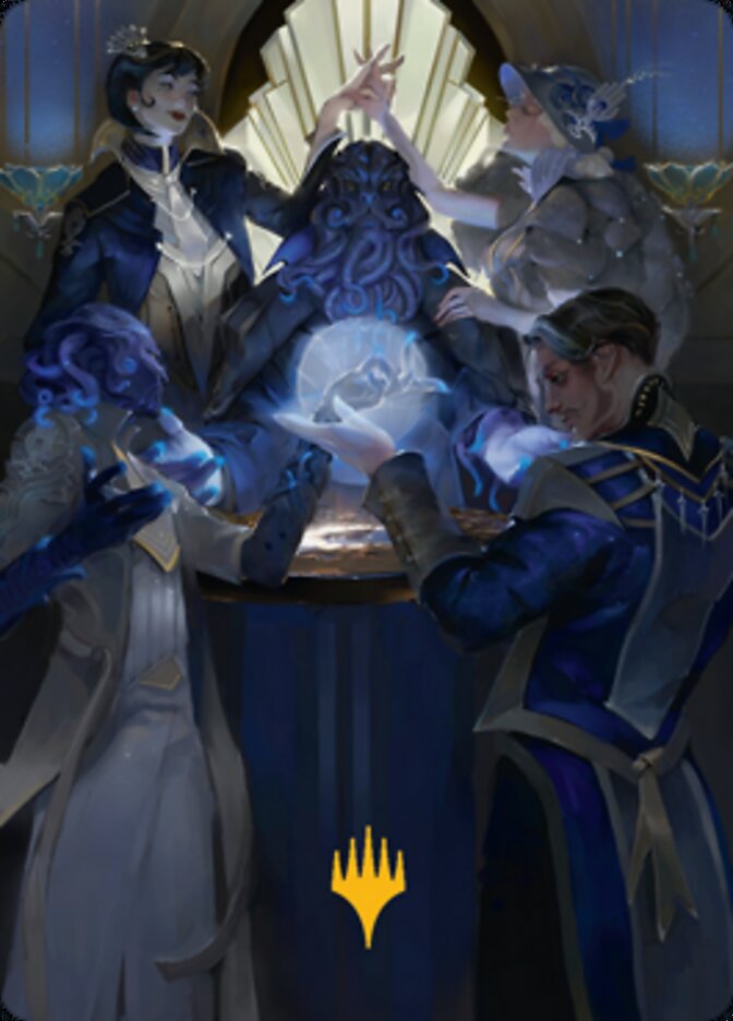 Obscura Ascendancy Art Card (Gold-Stamped Signature) [Streets of New Capenna Art Series] | Good Games Cannington